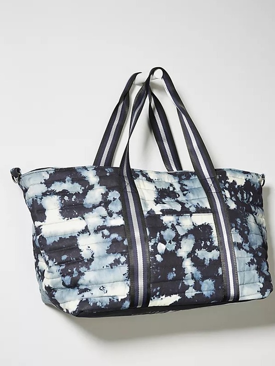 THINK ROYLN Handbags - THINK ROYLN Wingman Denim Tie Dye Tote Weekender Duffel Carryon Overnight Bag